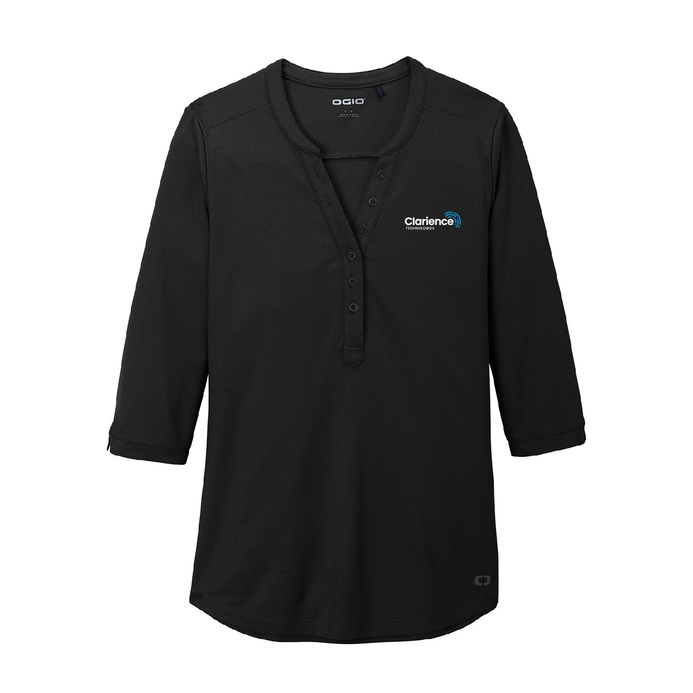 OGIO Ladies Jewel Henley