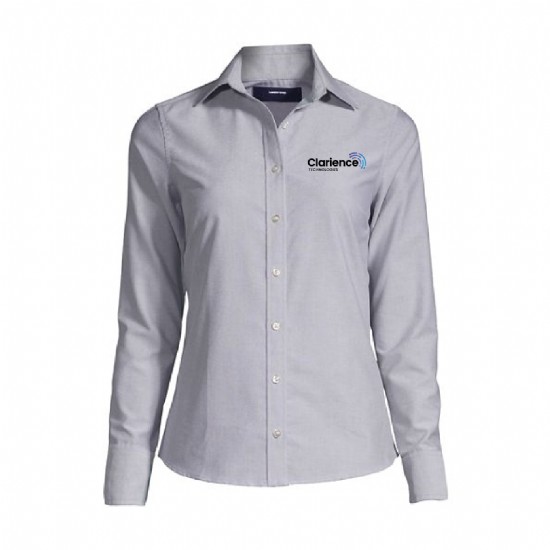 Women's Long Sleeve Oxford Shirt