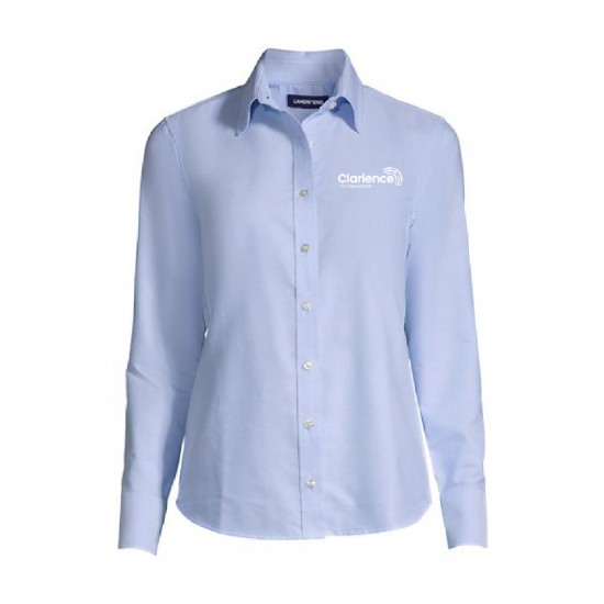 Women's Long Sleeve Oxford Shirt #2