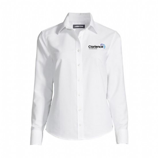 Women's Long Sleeve Oxford Shirt #3